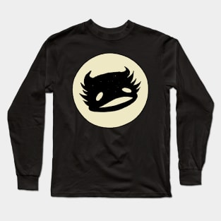 Alien Bat Signal 135 (dark tees) Long Sleeve T-Shirt